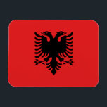 Flexibele fotomagneet met vlag van Albanië Magneet<br><div class="desc">Voeg een levendige toets van Albanese trots toe aan uw ruimte met onze exclusieve flexibele magneet met de vlag van Albanië! Deze flexibele magneet, vervaardigd met nauwgezette aandacht voor detail, is meer dan alleen functioneel; het is een viering van het Albanese erfgoed en culturele trots. Het gedurfde ontwerp toont de...</div>