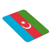 Flexibele fotomagneet met vlag van Azerbeidzjan Magneet (Rechterzijde)