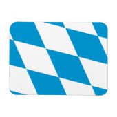 Flexibele fotomagneet met vlag van Beieren Magneet (Horizontaal)
