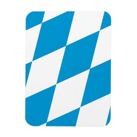 Flexibele fotomagneet met vlag van Beieren Magneet (Verticaal)