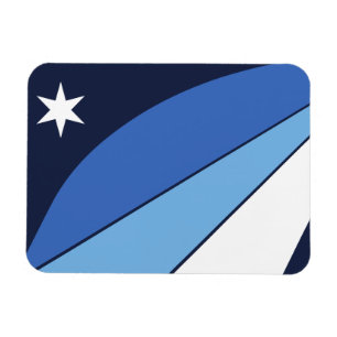 Flexibele fotomagneet met vlag van Columbia Magneet