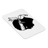 Flexibele fotomagneet met vlag van Corsica Magneet (Rechterzijde)