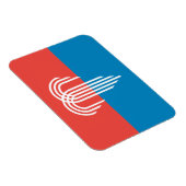 Flexibele fotomagneet met vlag van Kansas City Magneet (Rechterzijde)