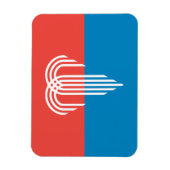 Flexibele fotomagneet met vlag van Kansas City Magneet (Verticaal)