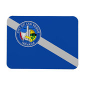 Flexibele fotomagneet met vlag van Las Vegas Magneet (Horizontaal)