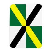 Flexibele fotomagneet met vlag van Monterey Magneet (Verticaal)