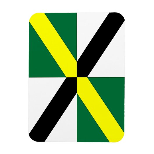 Flexibele fotomagneet met vlag van Monterey Magneet (Verticaal)