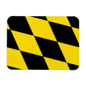 Flexibele fotomagneet met vlag van München Magneet (Horizontaal)