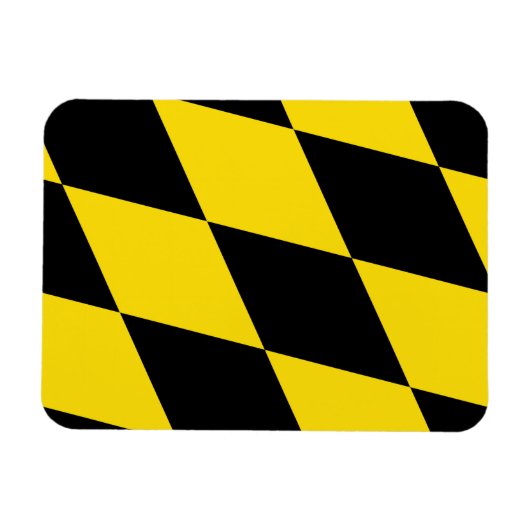 Flexibele fotomagneet met vlag van München Magneet (Horizontaal)