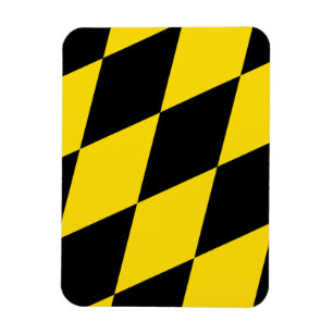 Flexibele fotomagneet met vlag van München Magneet