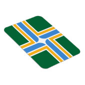 Flexibele fotomagneet met vlag van Portland Magneet (Rechterzijde)