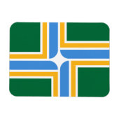 Flexibele fotomagneet met vlag van Portland Magneet (Horizontaal)
