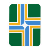 Flexibele fotomagneet met vlag van Portland Magneet (Verticaal)