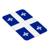 Flexibele fotomagneet met vlag van Quebec Magneet (Rechterzijde)