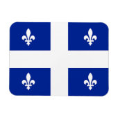 Flexibele fotomagneet met vlag van Quebec Magneet (Horizontaal)