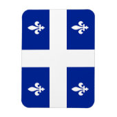 Flexibele fotomagneet met vlag van Quebec Magneet (Verticaal)