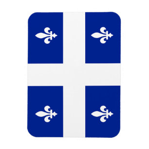 Flexibele fotomagneet met vlag van Quebec Magneet