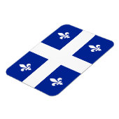 Flexibele fotomagneet met vlag van Quebec Magneet (Linkerzijde)