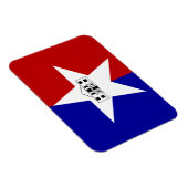 Flexibele fotomagneet met vlag van San Antonio Magneet (Rechterzijde)