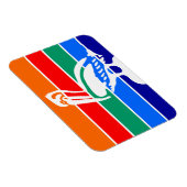 Flexibele fotomagneet met vlag van St. Petersburg Magneet (Rechterzijde)