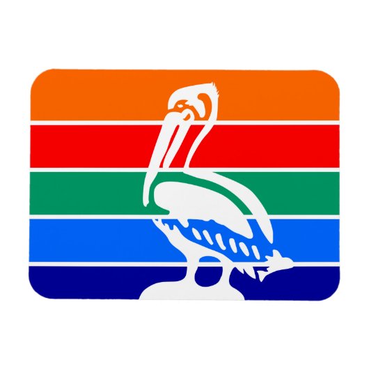 Flexibele fotomagneet met vlag van St. Petersburg Magneet (Horizontaal)