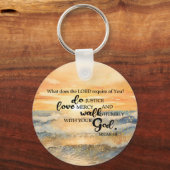 Flexibele fotomagneet-Micah 6:8 Sleutelhanger (Voorkant)