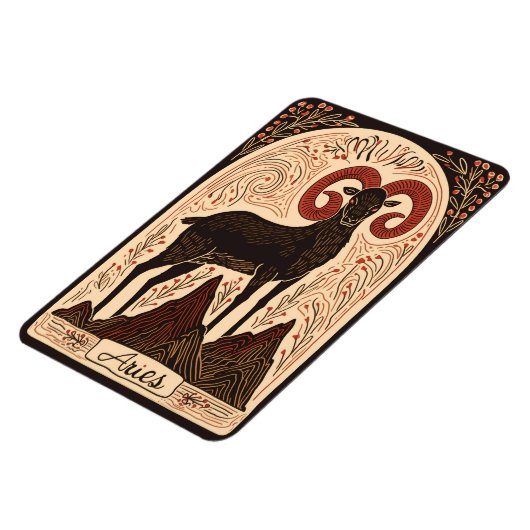 Flexibele Fotomagneet Ram Hemelse Zodiac Art Magneet (Linkerzijde)