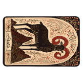 Flexibele Fotomagneet Ram Hemelse Zodiac Art Magneet (Horizontaal)