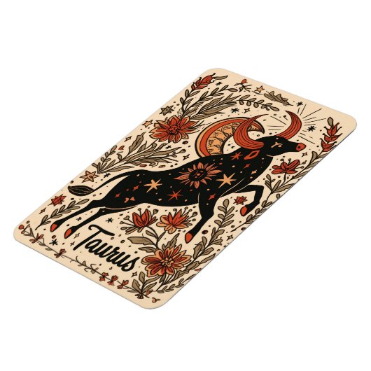 Flexibele Fotomagneet Stier Hemelse Dierenriem Kun Magneet (Linkerzijde)