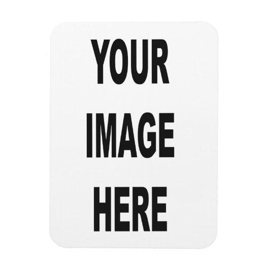 Flexibele fotomagneet van 7,6 x 10,2 cm magneet (Verticaal)
