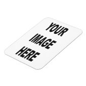 Flexibele fotomagneet van 7,6 x 10,2 cm magneet (Linkerzijde)