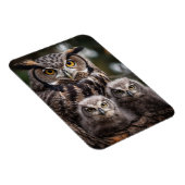 Flexibele fotomagneet van de Owl Familie Magneet (Rechterzijde)