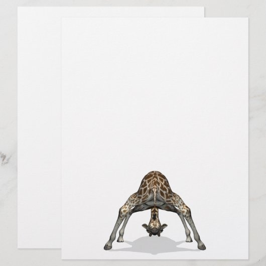 Flexibele Giraffe (Voorkant / Achterkant)