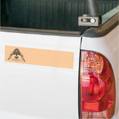 Flexibele Giraffe Bumpersticker (Op Truck)