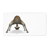 Flexibele Giraffe Etiket (Voorkant)