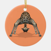 Flexibele Giraffe Keramisch Ornament (Voorkant)