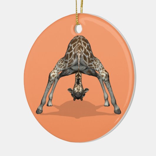 Flexibele Giraffe Keramisch Ornament (Links)