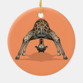 Flexibele Giraffe Keramisch Ornament (Achterkant)