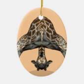 Flexibele Giraffe Keramisch Ornament (Voorkant)