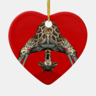 Flexibele Giraffe Keramisch Ornament