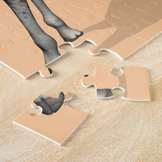 Flexibele Giraffe Legpuzzel (Zijkant)