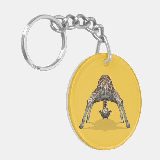 Flexibele Giraffe Sleutelhanger (Voorkant Links)