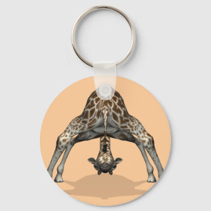 Flexibele Giraffe Sleutelhanger