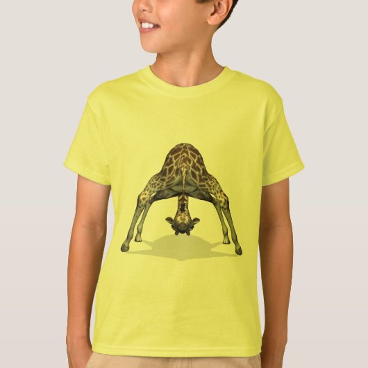 Flexibele Giraffe T-shirt (Voorkant)