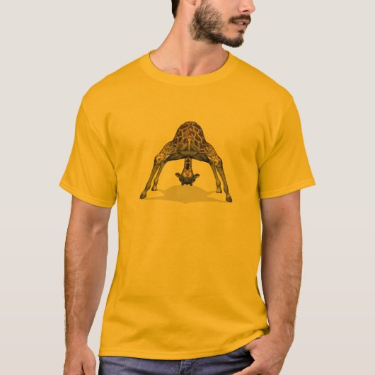 Flexibele Giraffe T-shirt (Voorkant)