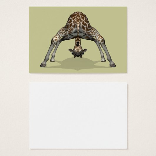 Flexibele Giraffe Visitekaartjes (Voorkant /achterkant)