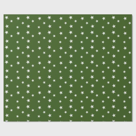 Flexibele groene kerststerren cadeaupapier (Vlak)