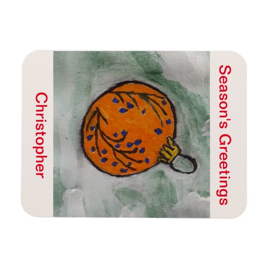 Flexibele kerstboomversiering magneet (Horizontaal)