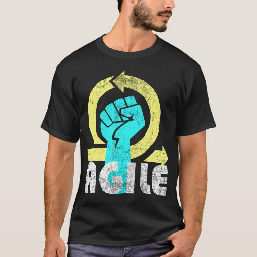 Flexibele kracht -  stijl t-shirt (Voorkant)