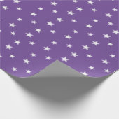 Flexibele Lila kerststerren Cadeaupapier (Hoek)